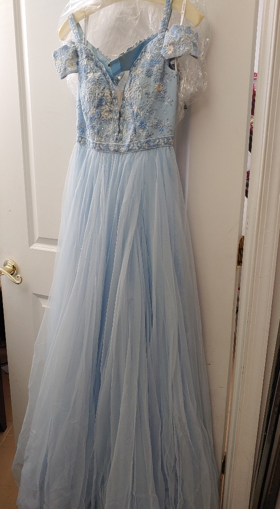 Sherri Hill light blue size 0